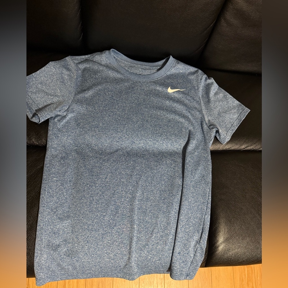 Nike Heathered Blue Dri-FIT Tee